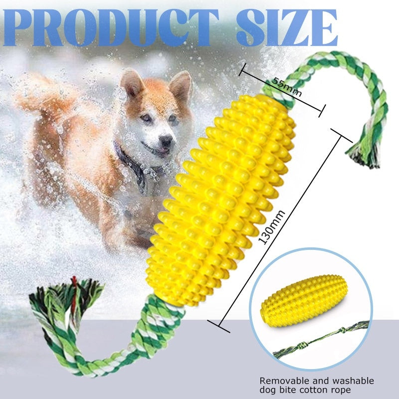 Corn-Shaped Puppy Toy – Healthy Teeth, Strong Chewers