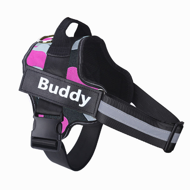 Adjustable No-Pull Harness – Personalized for Small & Large Dogs