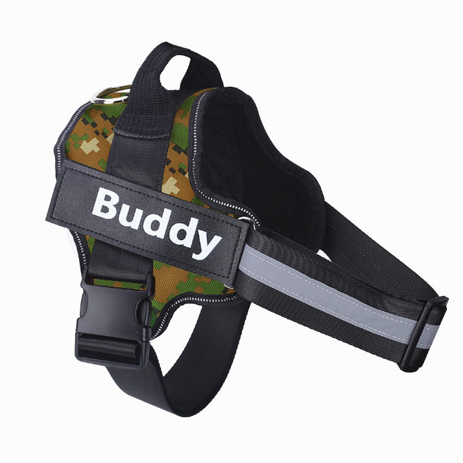 Adjustable No-Pull Harness – Personalized for Small & Large Dogs