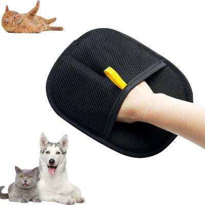 Electrostatic Pet Grooming Glove – Clean Fur Easily