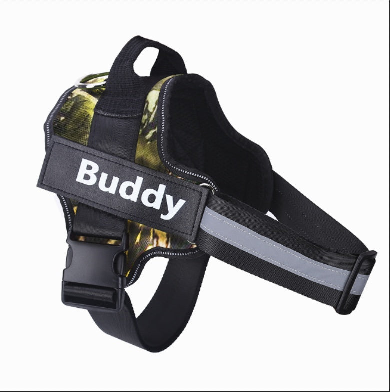 Adjustable No-Pull Harness – Personalized for Small & Large Dogs