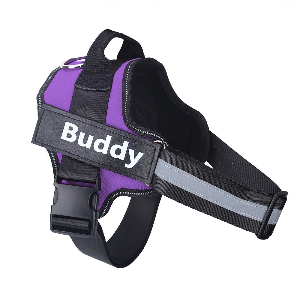 Adjustable No-Pull Harness – Personalized for Small & Large Dogs